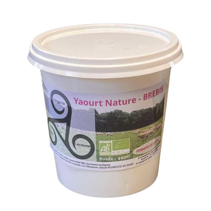 Yaourt nature de brebis BIO x 400 gr